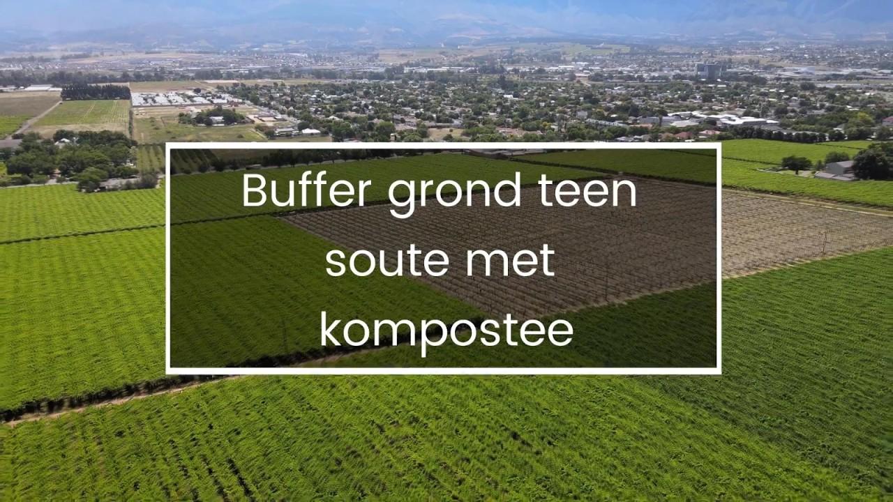 Buffer grond teen soute met kompostee!